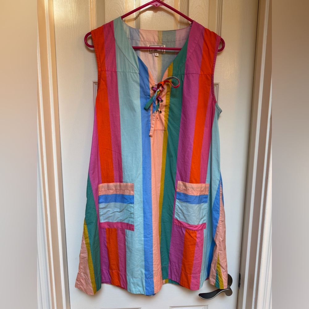 Mille Penny Dress in Confetti Stripe